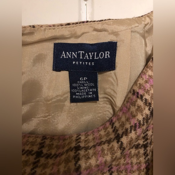 ANN TAYLOR PETITES WOOL SKIRT - Picture 2 of 4